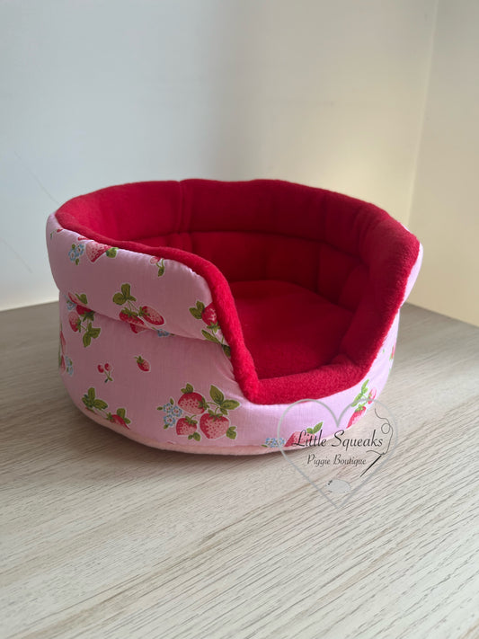 Cuddle Cup - Guinea Pig Bed/Hide (Strawberry Kisses Collection)