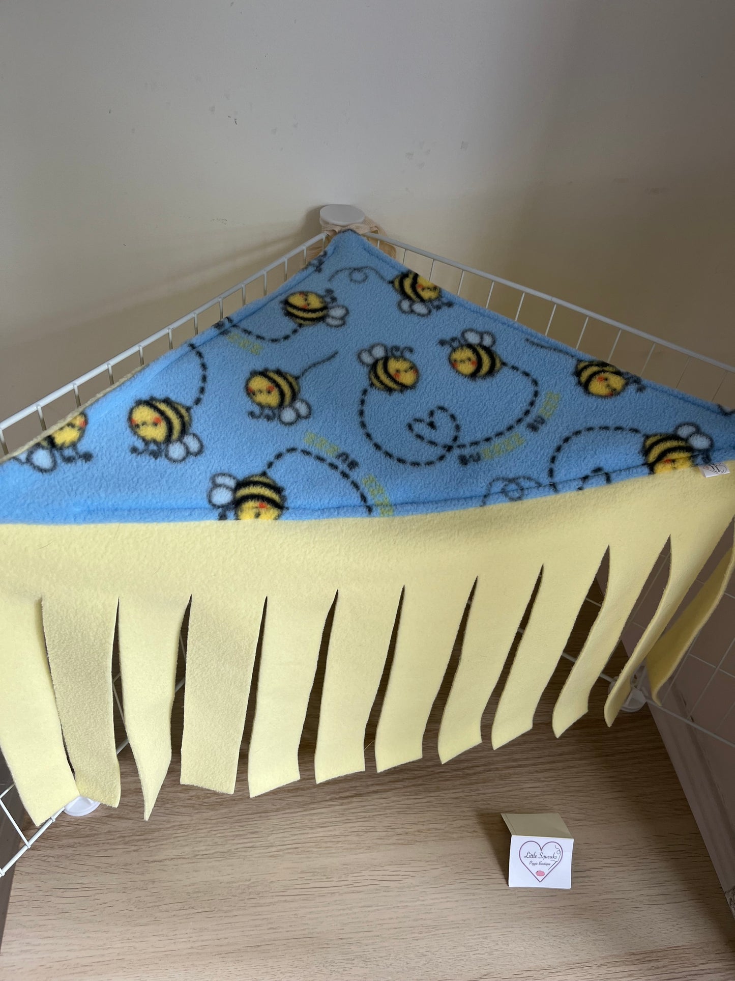 Busy Bumblebee Corner Forest Fleece - Hide/Hideout