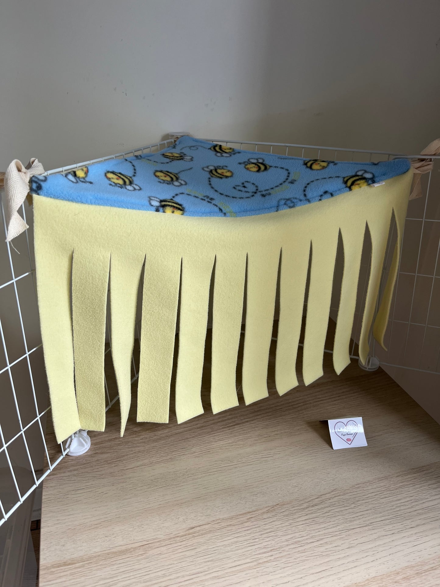 Busy Bumblebee Corner Forest Fleece - Hide/Hideout