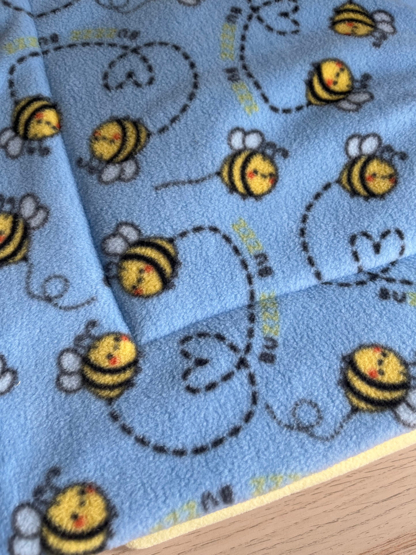 Busy Bumblebee Fleece Cage Liner