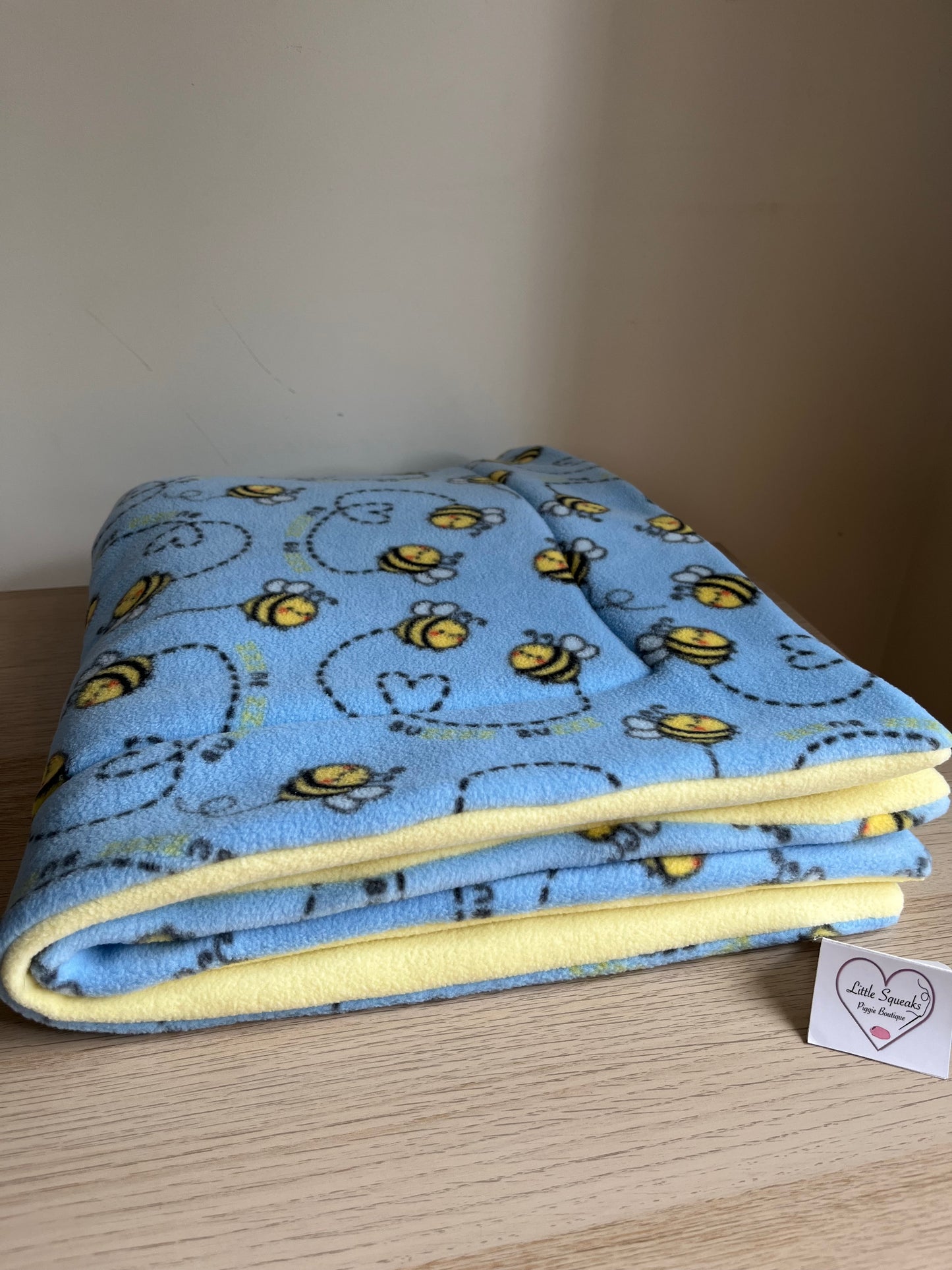 Busy Bumblebee Fleece Cage Liner