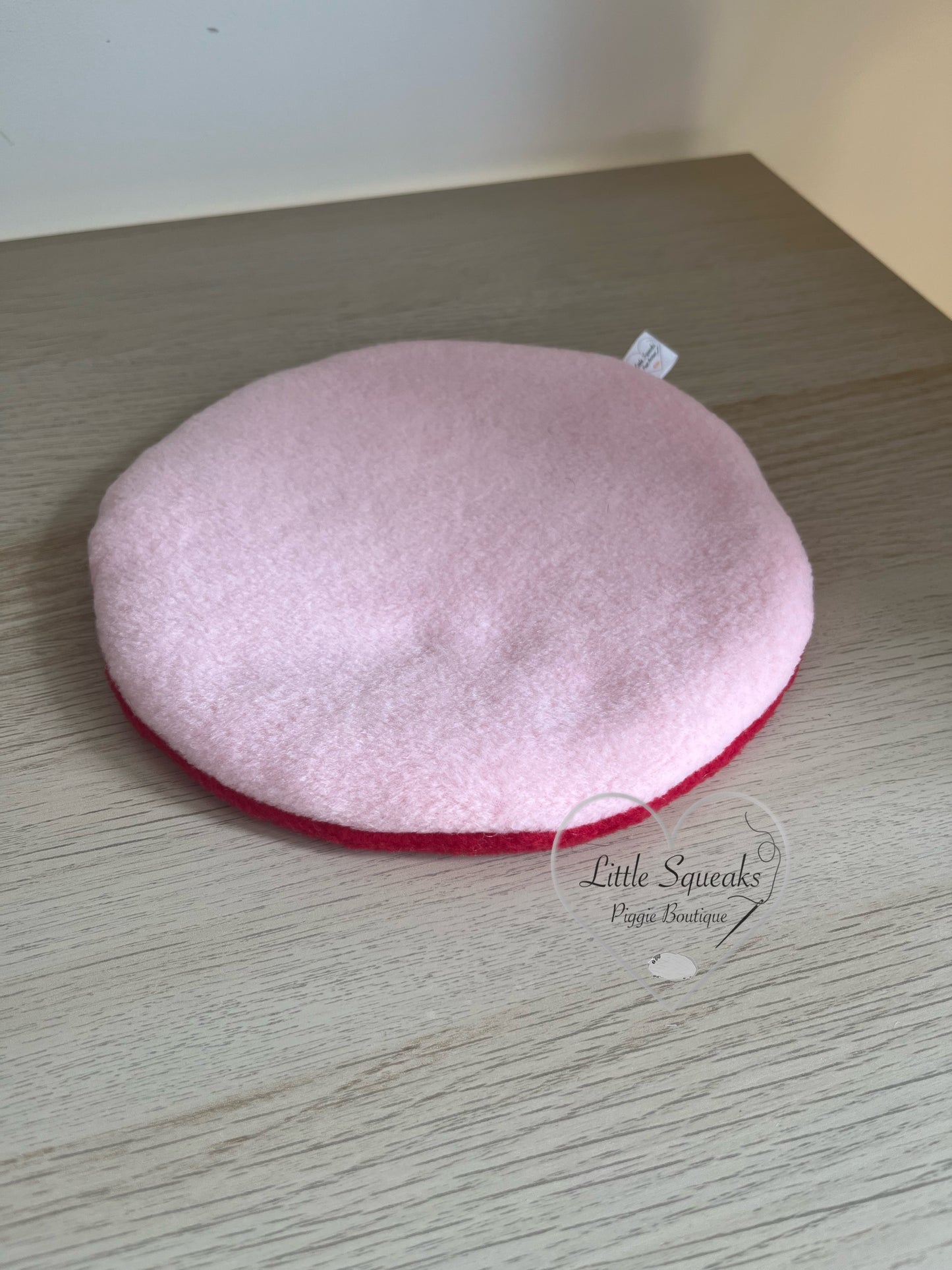 Circle Pee Pad - for Guinea Pig Cuddle Cup/Cosy Pod (Strawberry Kisses Collection)