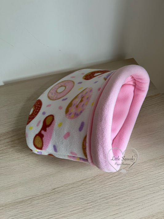 Donut & Sprinkles Stay Open Snuggle Sack - Guinea Pig Bed/Hide