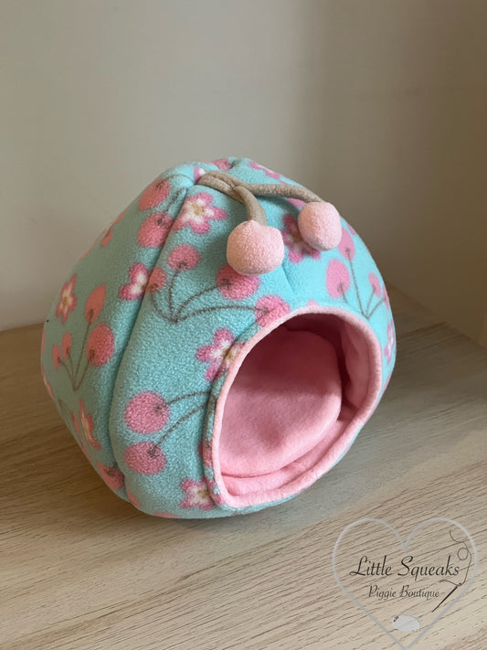 Cherry Blossom Cosy Pod - Guinea Pig Bed/Hide